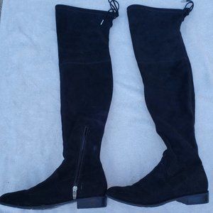 Black Knee High Boots by Marc Fisher